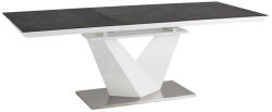 WIPMEB ALARAS II asztal 140-200x85 fekete/fehér - smartbutor