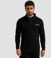 GymBeam Limitless cipzáras pulóver Black M