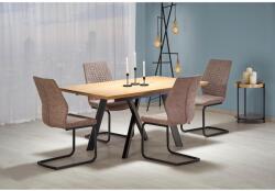 Halmar CAPITAL bővíthető asztal 180-240 cm, arany tölgy / fekete - mindigbutor