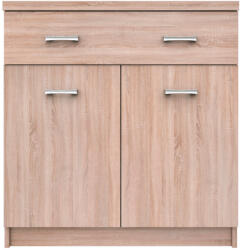 TEMPO KONDELA Komód 2D1S/60, sonoma tölgy, TOPTY TYP 42 - smartbutor