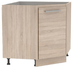 TEMPO KONDELA Alsó sarokszekrény, tölgy sonoma, NOVA PLUS NOPL-065-RS - smartbutor