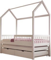 ADRK Artes II házikó ágy, Fehér, Fehér - smartbutor - 222 222 Ft