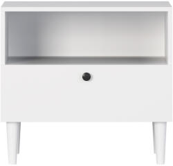 ELTAP Dullum 60 asztal fehér éjjeli szekrény, fehér - smartbutor