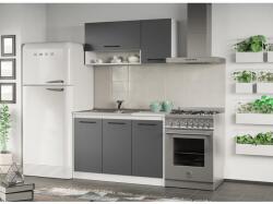 Mobiro Maia szürke konyhabútor - 02 - 123, 2 cm - mindigbutor