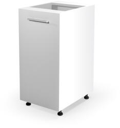 Halmar Vento d-40/82 alsó szekrény magasfényű fehér - smartbutor