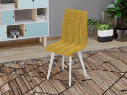 Laguna Karma szék, Havana 65 szövettel, fehér lábakkal - smartbutor