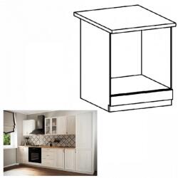 TEMPO KONDELA Beépítő alsószekrény D60ZK, fehér/sosna Andersen, SICILIA - mindigbutor