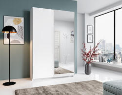 Ateir Fast Fehér Tükrös Gardróbszekrény - smartbutor