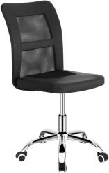 TEMPO KONDELA Irodai fotel, fekete/króm, IDOR 2 NEW - mindigbutor