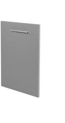 Halmar Vento dm-45/72 előlap mosogatógéphez magasfényű szürke - smartbutor