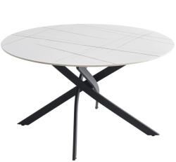 Fortrade Metax asztal (fehér + arany) - mindigbutor