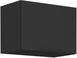 TEMPO KONDELA Felső szekrény, fekete, SIBER 50 GU-36 1F - smartbutor