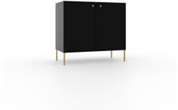 ADRK Tili 2D Komód, Fekete, Fekete - mindigbutor