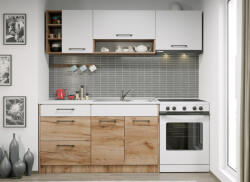 Mobiro Bonita konyhabútor - Összeállítás 03 - 202 cm - smartbutor