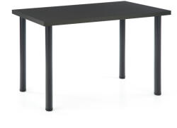 Halmar Modex 2 étkezőasztal 120 antracit asztallappal , fekete lábbal - smartbutor