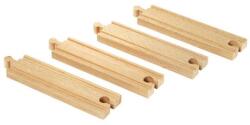 BRIO Sine drepte medii, 144 mm, 4 buc (OLP102233335) Trenulet