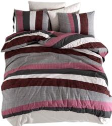 Atisat Ágyneműhuzat garnitúra, 100% pamut renforce, egyszemélyes, 3 részes, Alessia V1 bordó