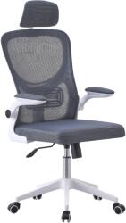 TEMPO KONDELA Irodai szék, szürke/fehér, MAGUS