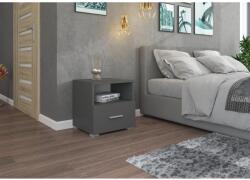ADRK Éjjeliszekrény fiókkal EMI, Szürke - mindigbutor