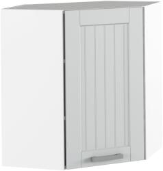 TEMPO KONDELA Felső szekrény, világosszürke/fehér, JULIA TYP 10 - mindigbutor