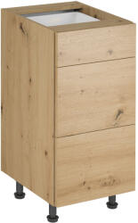 TEMPO KONDELA Alsó szekrény, artisan tölgy, LANGEN D40S3 - smartbutor