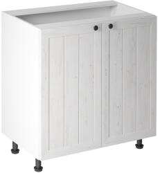 TEMPO KONDELA alsószekrény ajtóval D80, fehér/sosna andersen, PROVANCE - smartbutor