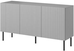 Halmar ASENSIO KM-1 komód világosszürke/fekete - mindigbutor