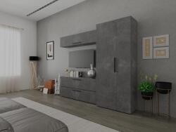 Mobiro Star Nappali Szekrénysor C73- Betonszürke színben - mindigbutor