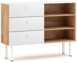 WIPMEB JULIA komód tölgy artisan/fehér 2k - mindigbutor