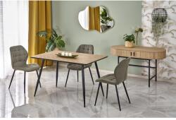 Halmar BERTO asztal natúr / fekete