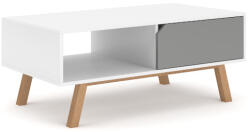 WIPMEB TOKIO TK5 dohányzóasztal fehér/szürke - smartbutor