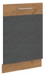 TEMPO KONDELA Előlap mosogatógéphez, szürke matt/tölgy lancelot, VEGA ZM 713x596 - mindigbutor