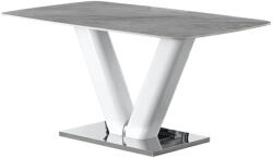 Fortrade Bloom asztal (szürke + fehér) - smartbutor