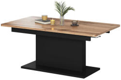 Halmar BUSETTI asztal wotan tölgy / fekete - smartbutor