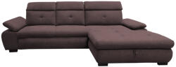 Miló Bútor Fergus l sarokülő, barna, jobbos