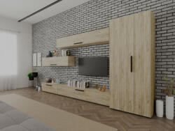 Mobiro Star Nappali Szekrénysor C51- Szürke Tölgy színben - smartbutor