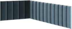 ELTAP Quadratta 100x220x50 kárpitozott panel, kék - smartbutor