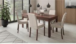 ADRK Asztal és székek garnitúra RODOS 81, Sötét dió - mindigbutor