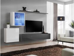 Wipmeble SWITCH 27 szekrénysor XV fehér-szürke - mindigbutor