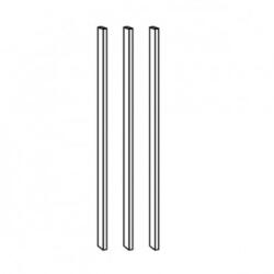 Fortrade Kapaszkodók ruhásszekrényhez (3 darab) (fehér) - mindigbutor