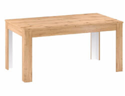 TEMPO KONDELA Széthúzható étkezőasztal, appalachian tölgy, 160-200x90 cm, PUSAN S - smartbutor