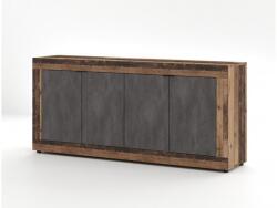 WIPMEB Lunea Komód 4d Old Style Dark/matera