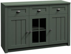 TEMPO KONDELA Komód, zöld, PROVANCE K3S - smartbutor