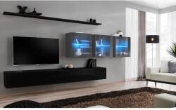 Wipmeble SWITCH 26 szekrénysor XVII fekete-szürke - mindigbutor