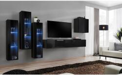 Wipmeble SWITCH 26 szekrénysor XIII fekete - mindigbutor