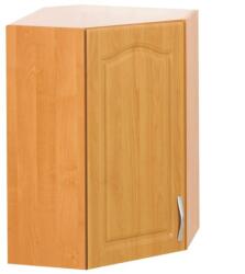 TEMPO KONDELA Sarok konyhaszekrény, felső, éger, balos, LORA MDF NEW KLASIK W60/60 - mindigbutor