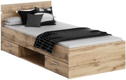TEMPO KONDELA Ágykeret, 90x200, wotan tölgy, MICHIGAN NEW - mindigbutor