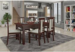 ADRK RODOS 59 asztal és szék készlet, Sötét dió - mindigbutor