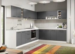 Mobiro Maia szürke konyhabútor - 30 - 301, 6/241, 6 cm - smartbutor