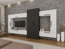 Mobiro Star Nappali Szekrénysor C100- Antracitszürke és Fehér színben - mindigbutor